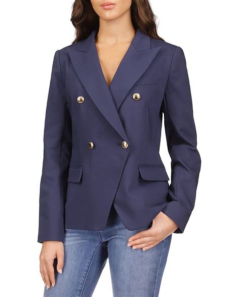 how do michael kors blazers fit|Michael Kors double breasted blazer.